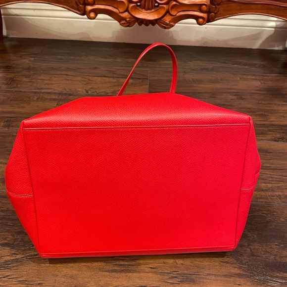 Red Coach Tote - Picture 5 of 8